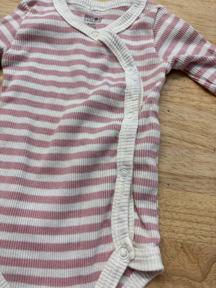 Rabbit Moon Organics Kimono Bodysuit – 0-3 Months