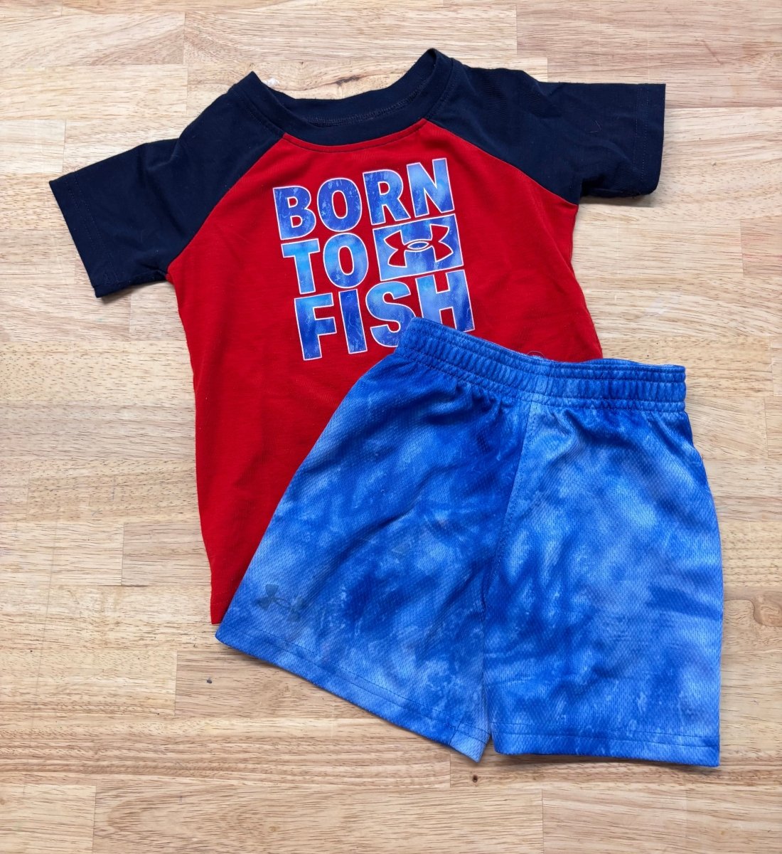 Under Armour 24M Set – Born to Fish - Nest and Sprout - Consignment