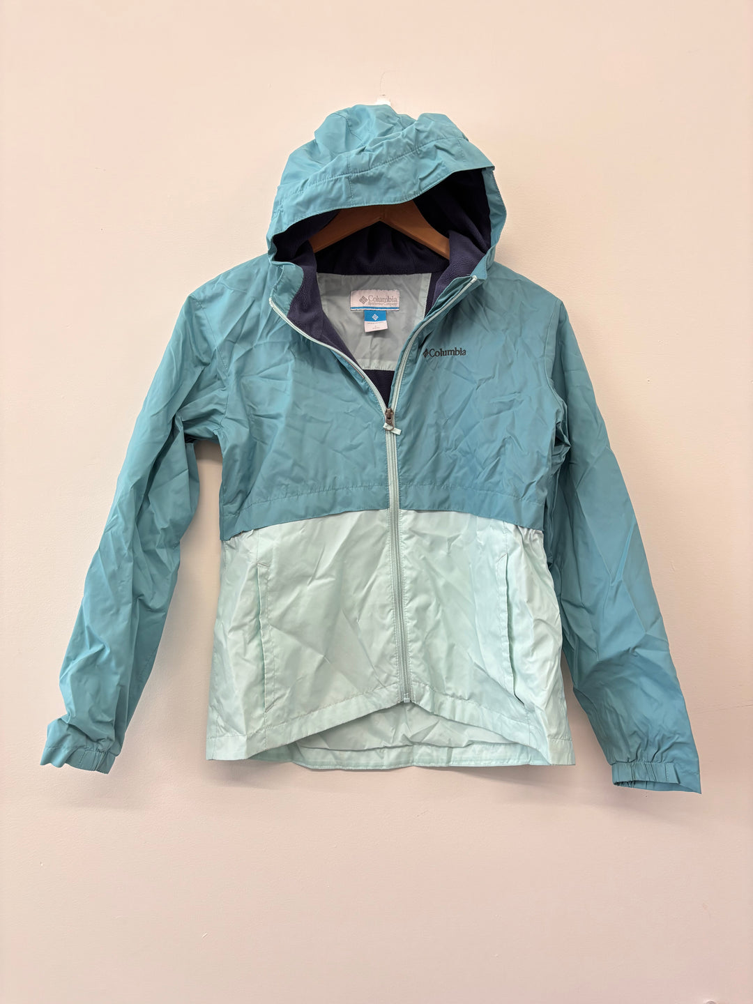 Columbia Windbreaker – Size L (14/16Y) Blue