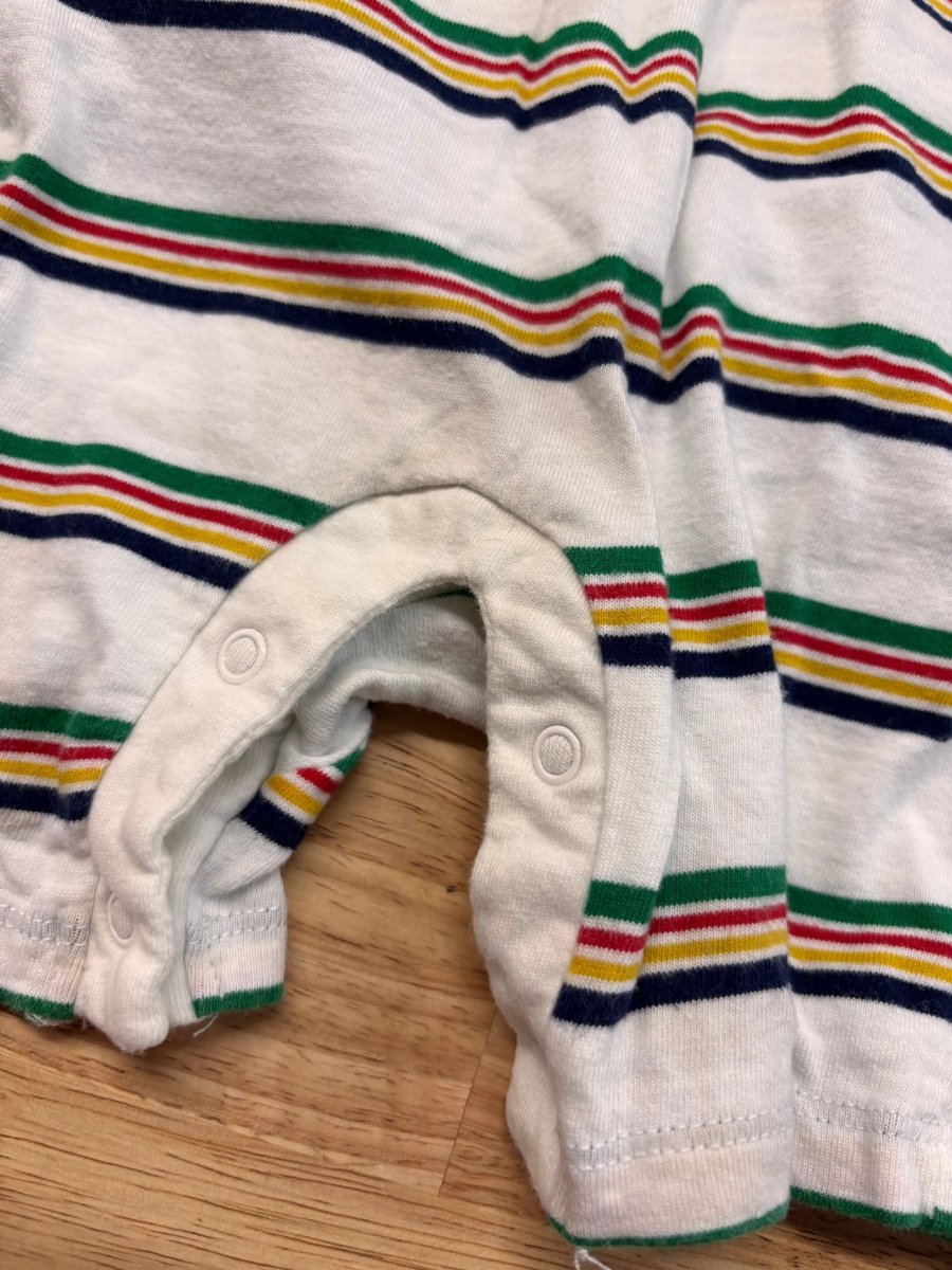 HBC 12–18M Romper – Stripes - Nest and Sprout - Consignment