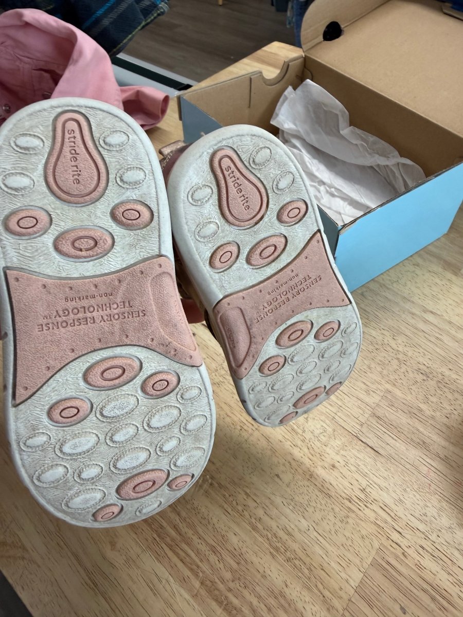 Stride Rite Quinn Ankle Boots – 6M | Rose Gold - Nest and Sprout - Consignment