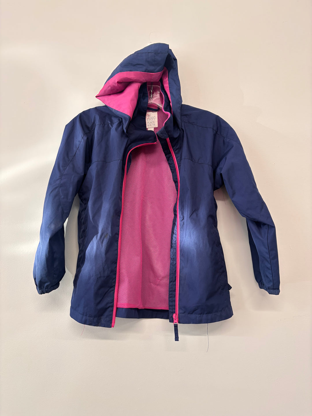 Children’s Place Windbreaker – Size 7/8 Navy