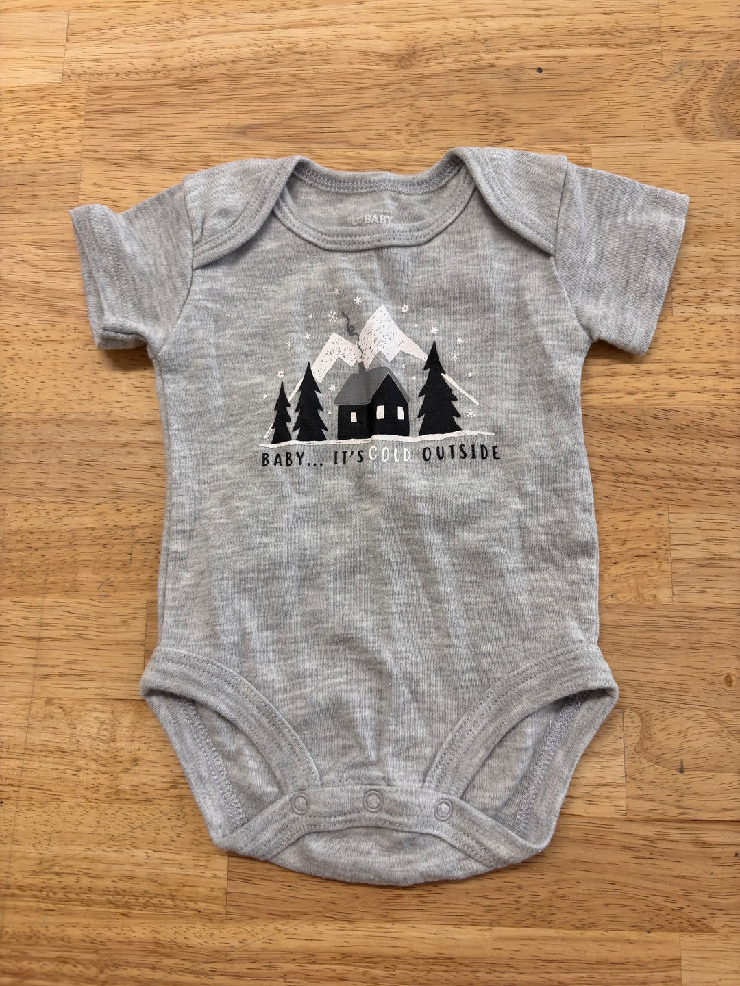 PL Baby Bodysuit – Let It Snow