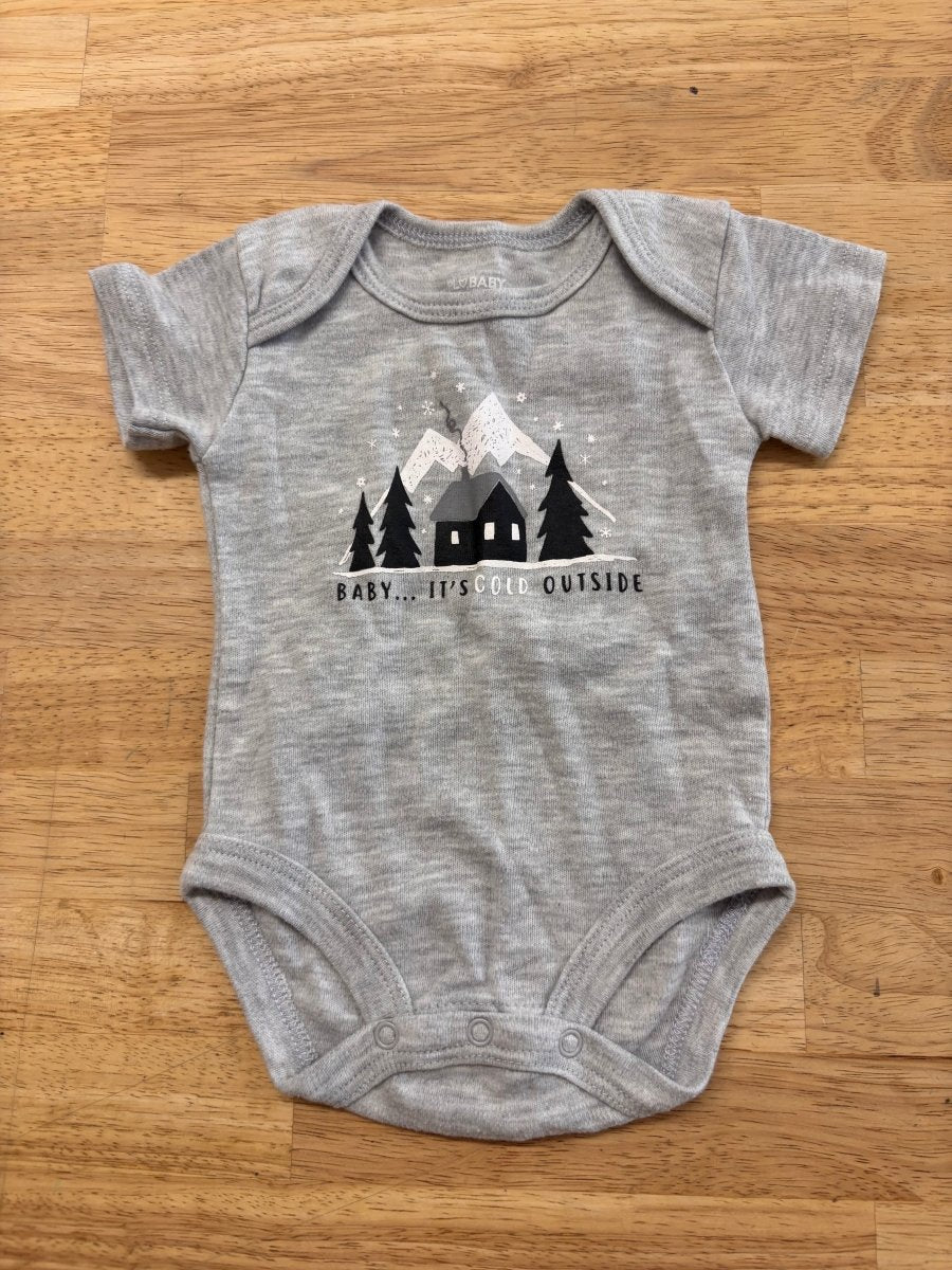 PL Baby Bodysuit – Let It Snow - Nest and Sprout - Consignment