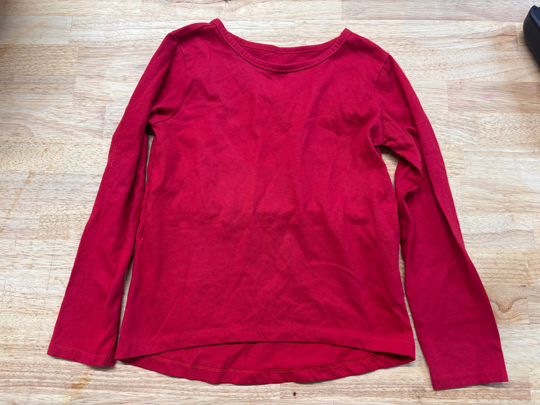Children’s Place Plain T-Shirt – Size 5/6 Red
