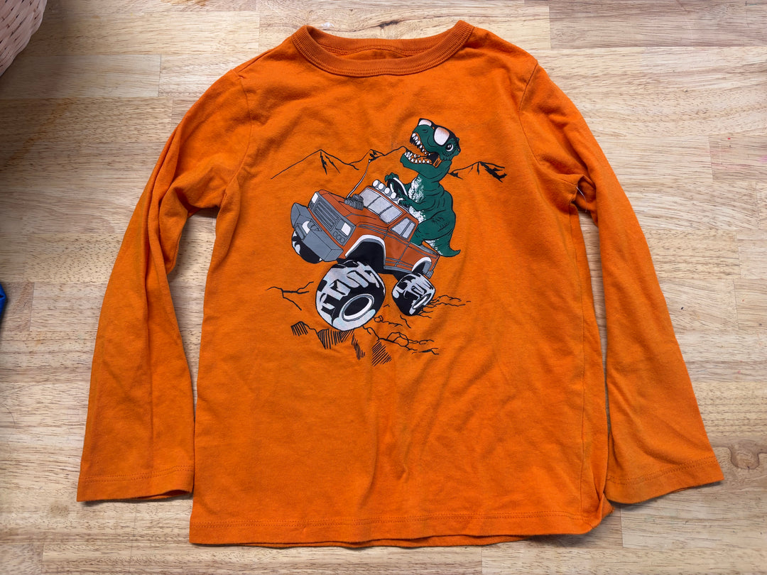 Children’s Place T-Shirt – Size 5T Orange Dinosaur