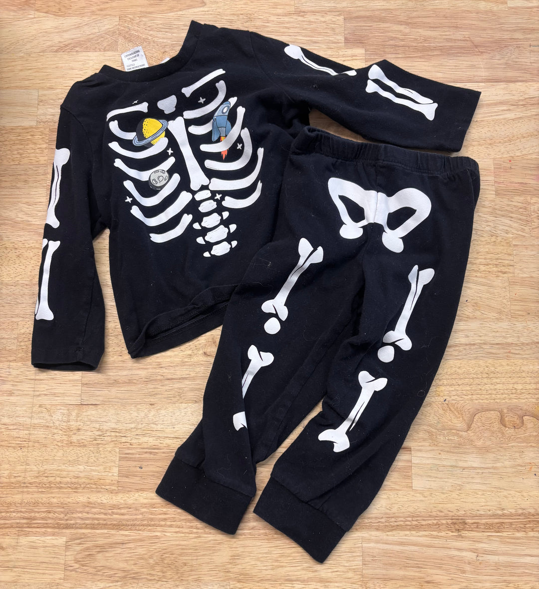 Brilliant Basics Skeleton Outfit – Size 1 (84 cm)