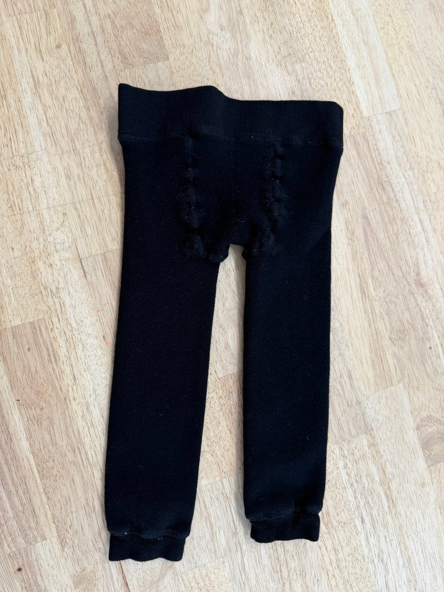 CaliKids Fuzzy Footless Leggings – 12–24M | Stretched IMPERFECT - Nest and Sprout - Consignment