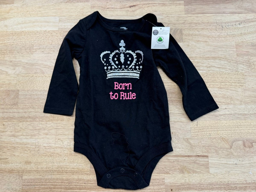 George Bodysuit – 12–18M | Born to Rule Long Sleeve - Nest and Sprout - Consignment