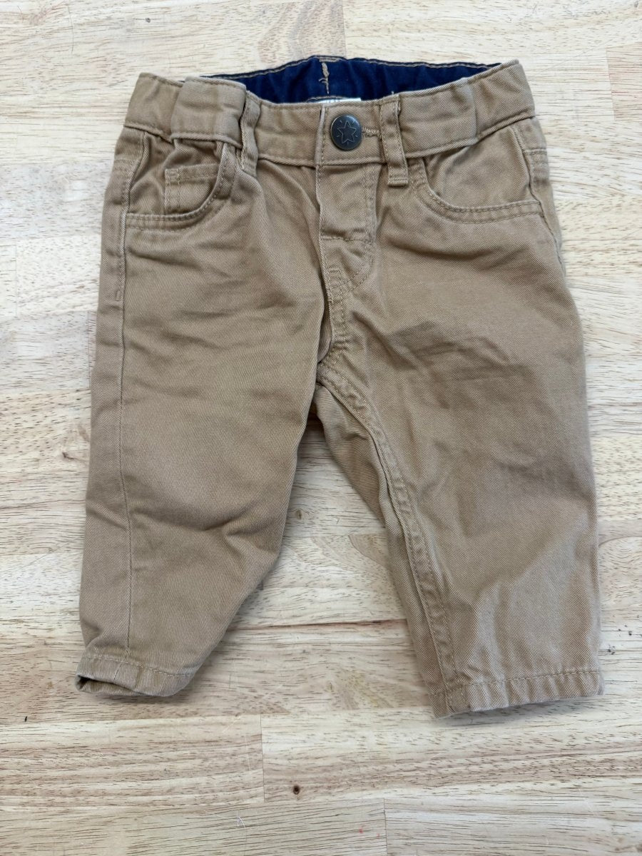 H&M Pants – 6M | Khaki - Nest and Sprout - Consignment