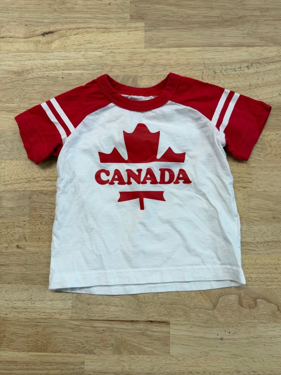 Carter's Short Sleeve Shirt – 6M | Canada Maple Leaf - Nest and Sprout - Consignment