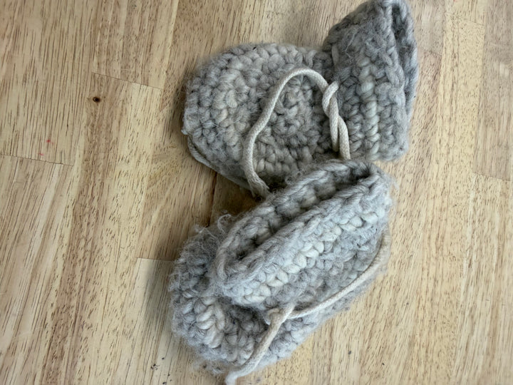 Padraig Wool Slipper Booties – One Size