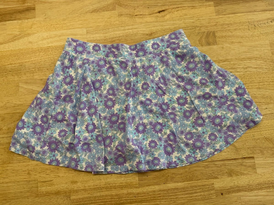 Children's Place Skort – Size 18 / XL | Purple Floral - Nest and Sprout - Consignment