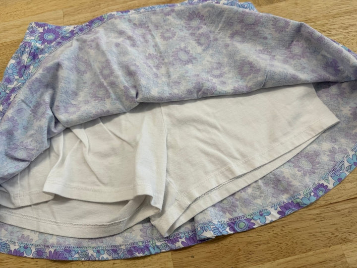Children's Place Skort – Size 18 / XL | Purple Floral - Nest and Sprout - Consignment