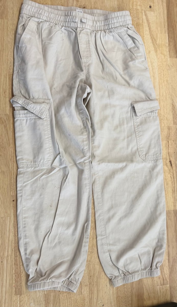 Gap Kids Pants – Size 14 | Light Beige Loose Cotton/Rayon Elastic Waist PLAY - Nest and Sprout - Consignment