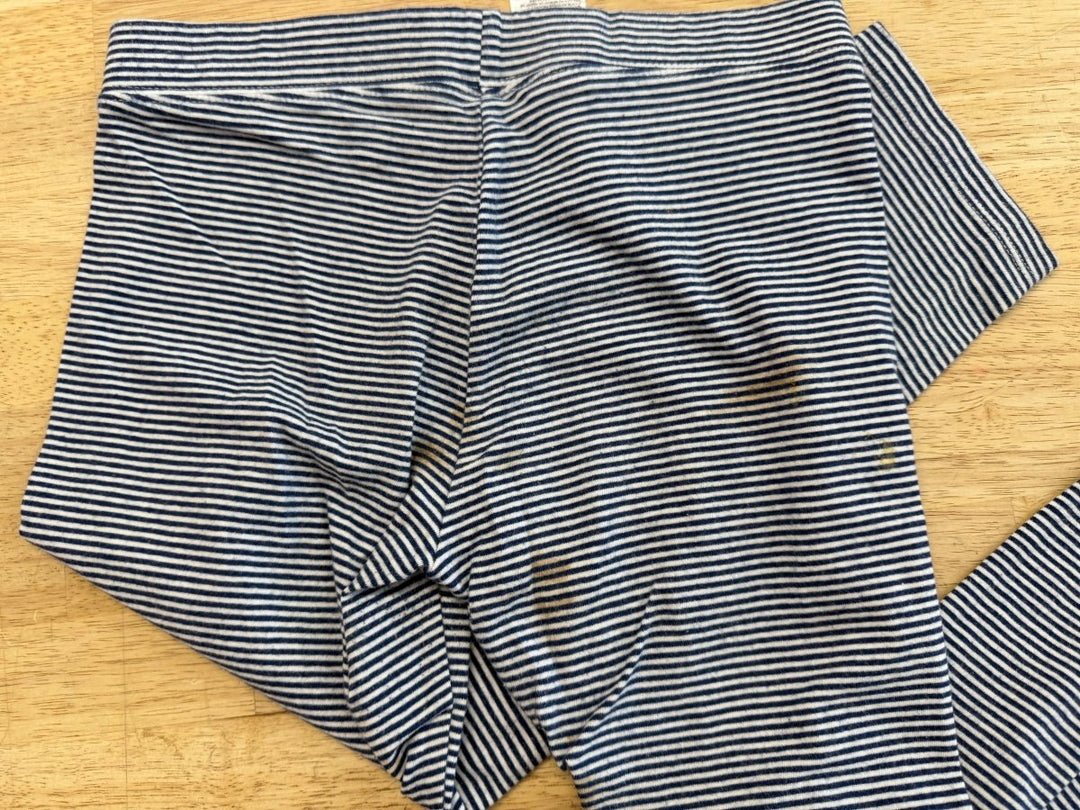 Gap Kids Capri Leggings – Size 10/12 | Blue Striped - Nest and Sprout - Consignment
