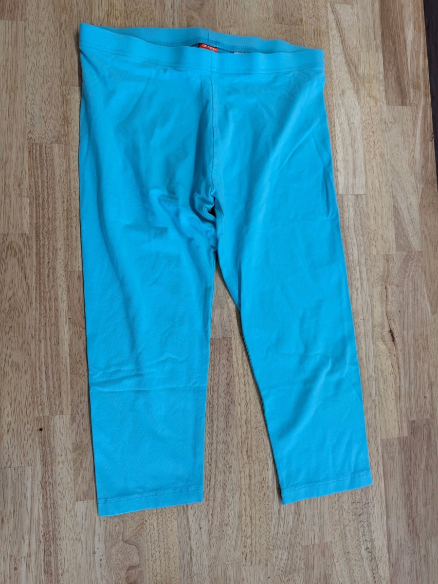 Joe Fresh Capri Leggings – Size 14 | Turquoise - Nest and Sprout - Consignment