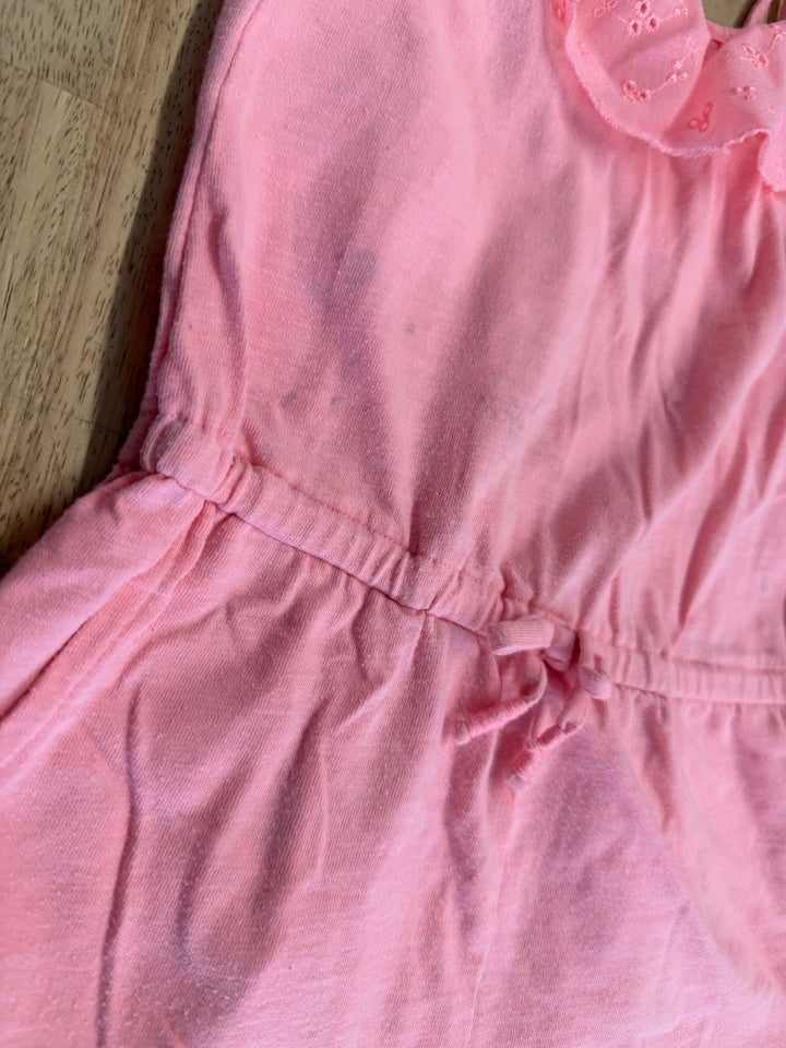 George Short Romper – Size 7/8 | Light Peach play - Nest and Sprout - Consignment