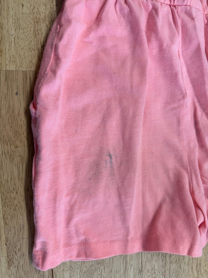 George Short Romper – Size 7/8 | Light Peach play - Nest and Sprout - Consignment