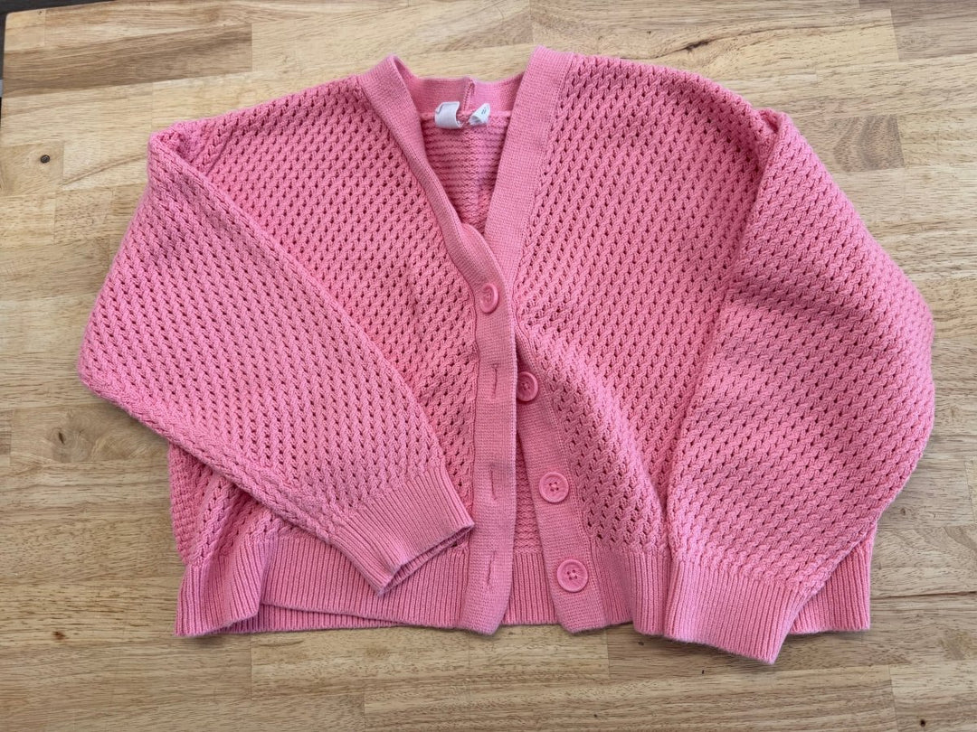 Gap Kids Knit Cardigan Crop – Youth XL / Size 12 | Pink Button - Up - Nest and Sprout - Consignment