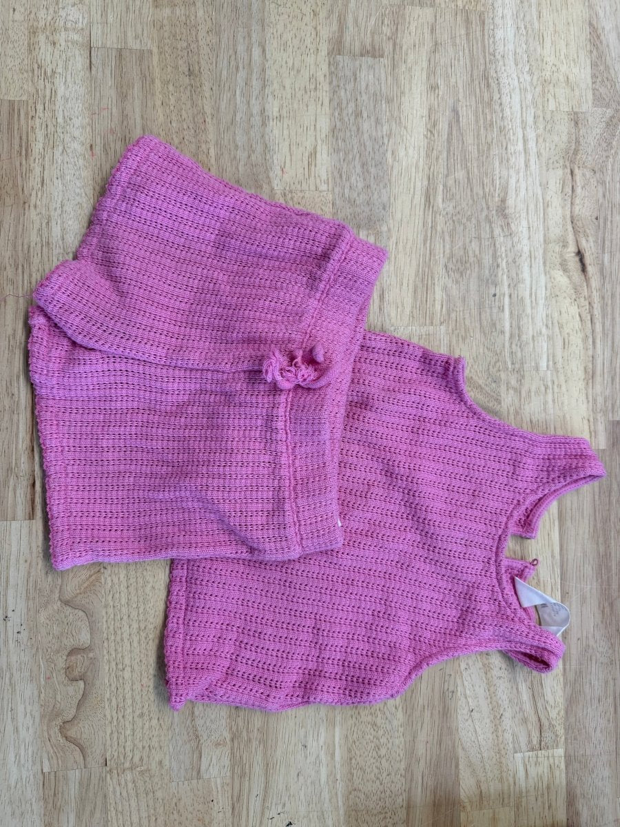 H&M Knit Two - Piece Set – 18–24M | Pink Tank & Shorts - Nest and Sprout - Consignment