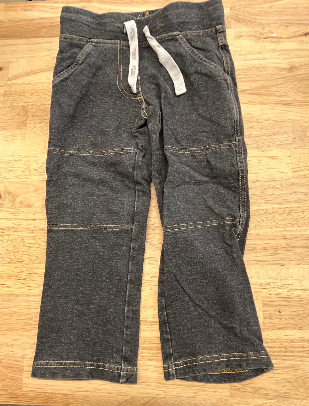 Peekaboo Beans Size 3 Black Denim Pants – Reinforced Knees