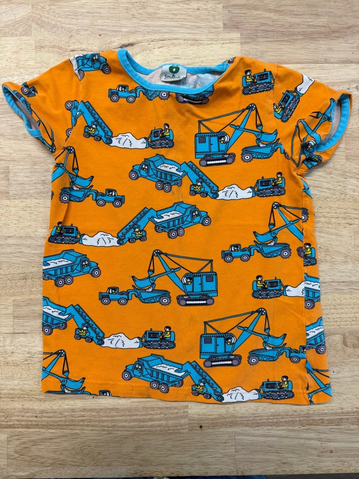 Smafolk Digger Shirt – 7/8Y | Orange - Nest and Sprout - Consignment