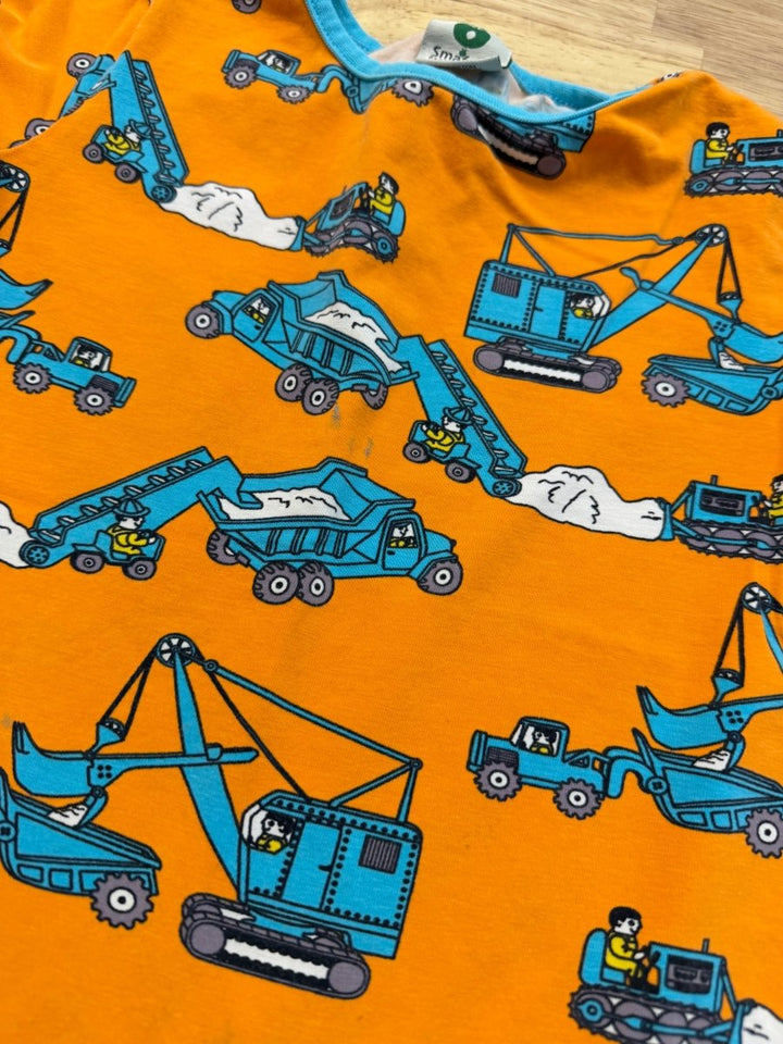 Smafolk Digger Shirt – 7/8Y | Orange - Nest and Sprout - Consignment