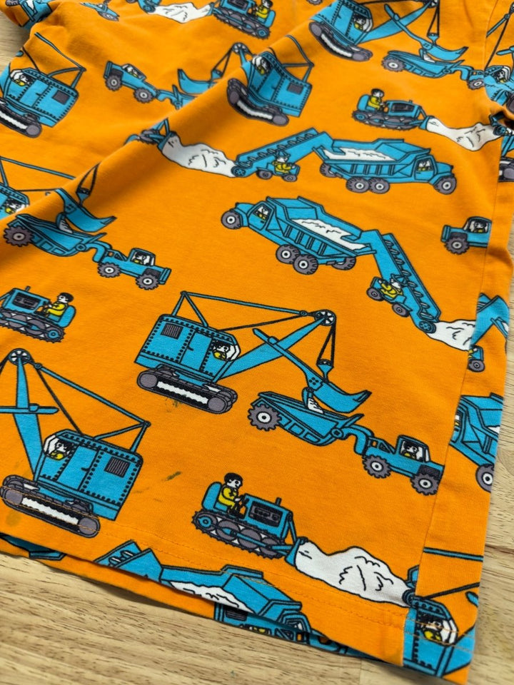 Smafolk Digger Shirt – 7/8Y | Orange - Nest and Sprout - Consignment