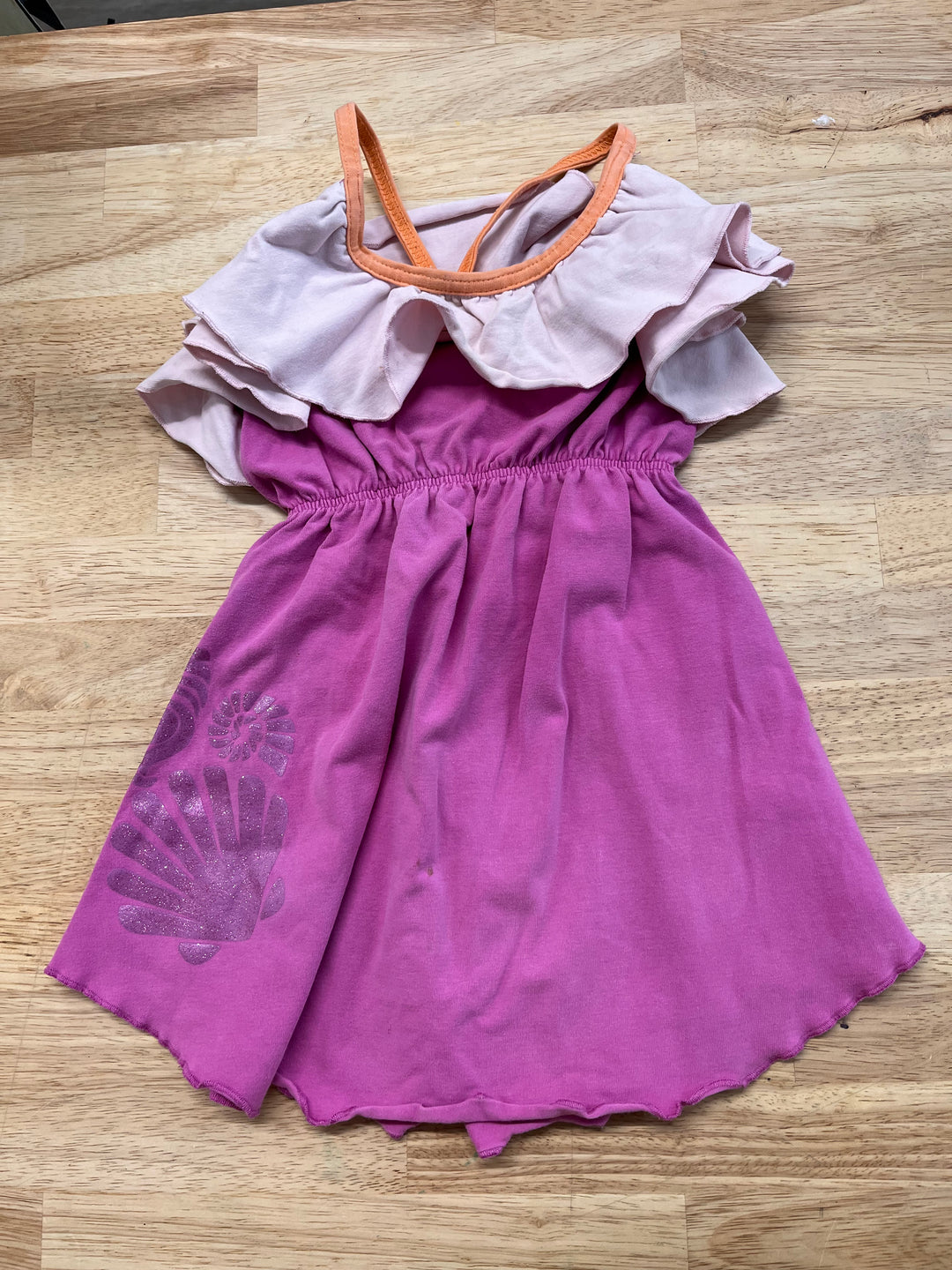 Peekaboo Beans Size 2 Purple SEASHORE DRESS