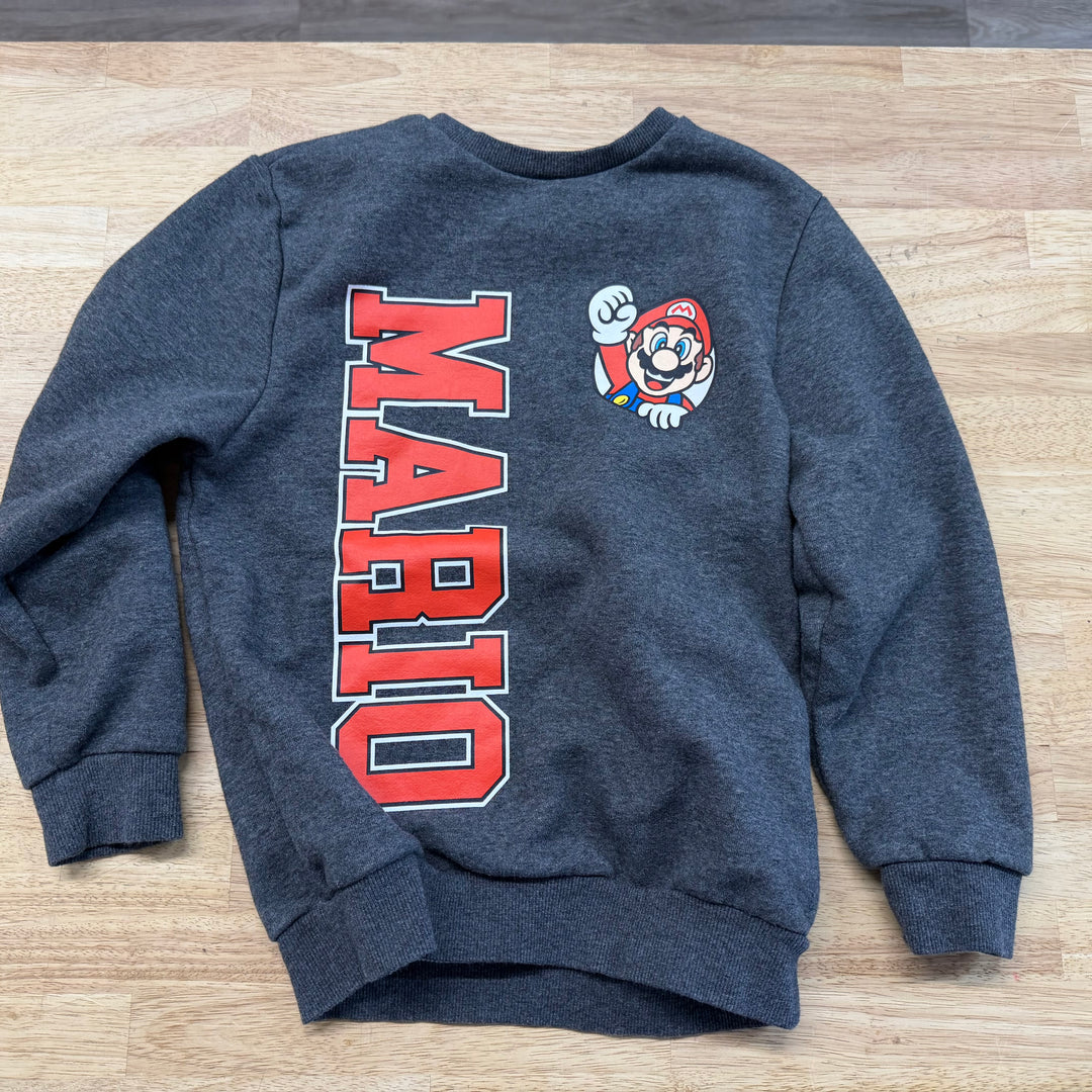 Super Mario Sweatshirt – 7/8Y | Charcoal