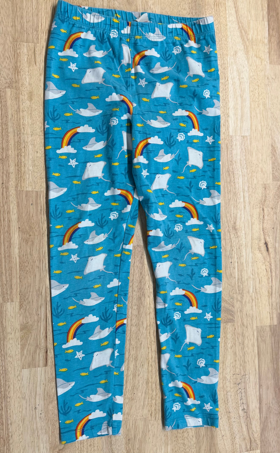 Frugi Leggings – 7/8Y | Manta Ray Print