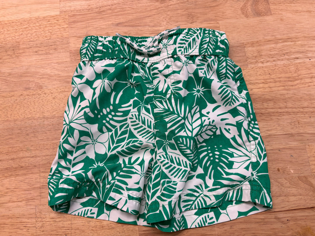 George 2T Green Tropical Shorts