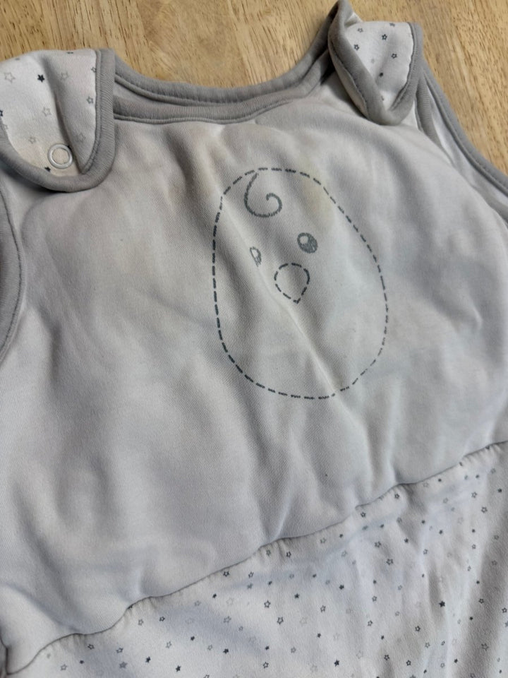 Nested Bean Sleep Sack – Large 12–18M | Grey & White - Nest and Sprout - Consignment