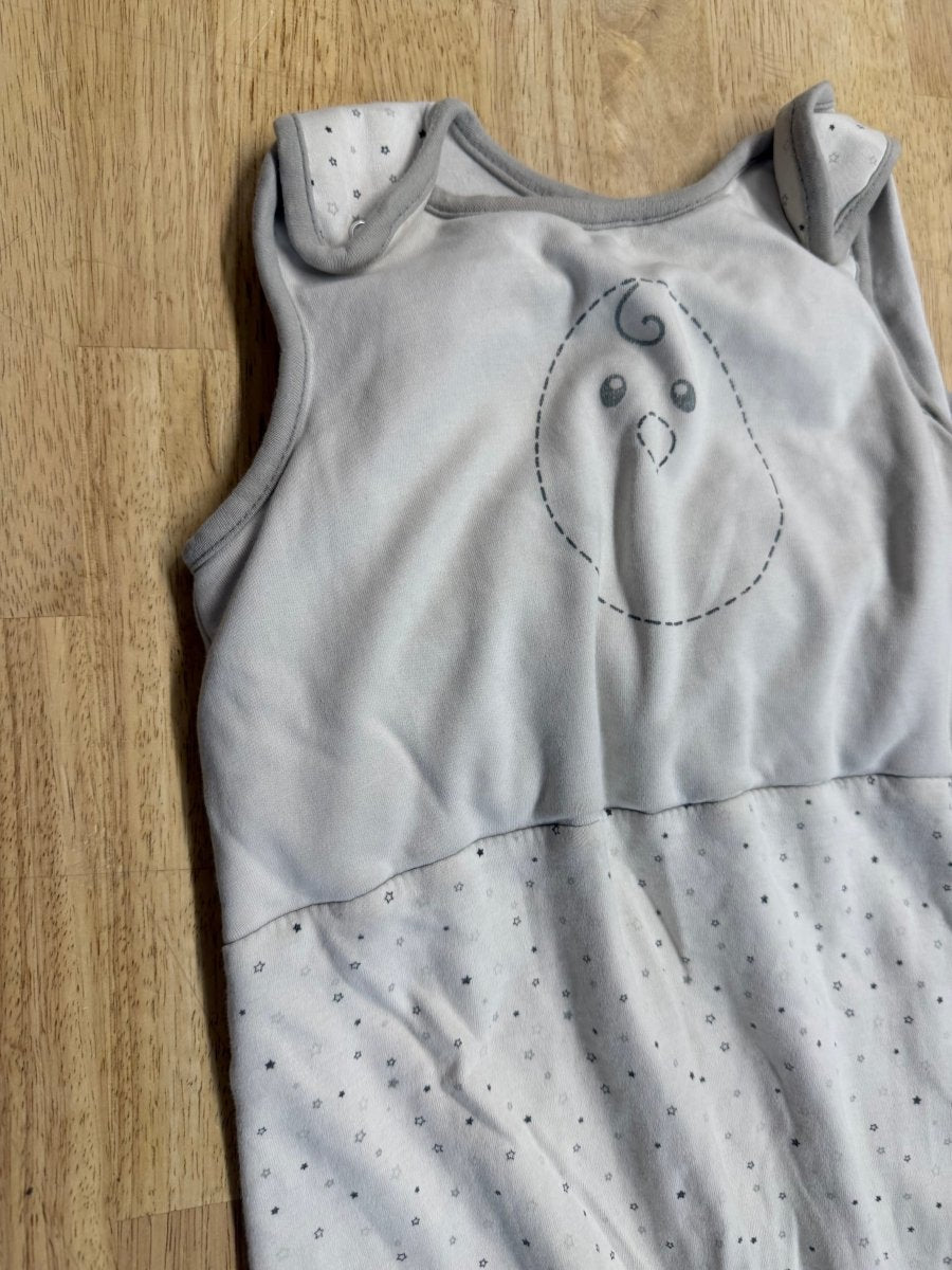 Nested Bean Sleep Sack – Large 12–18M | Grey & White - Nest and Sprout - Consignment