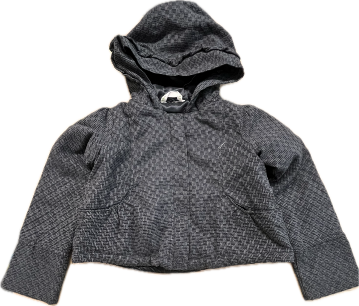 Peekaboo Beans Size 4 Jacket – Black & Grey Herringbone