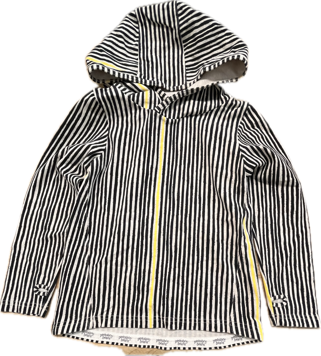 Peekaboo Beans Size 6 Tunic – Black, Brown & Yellow