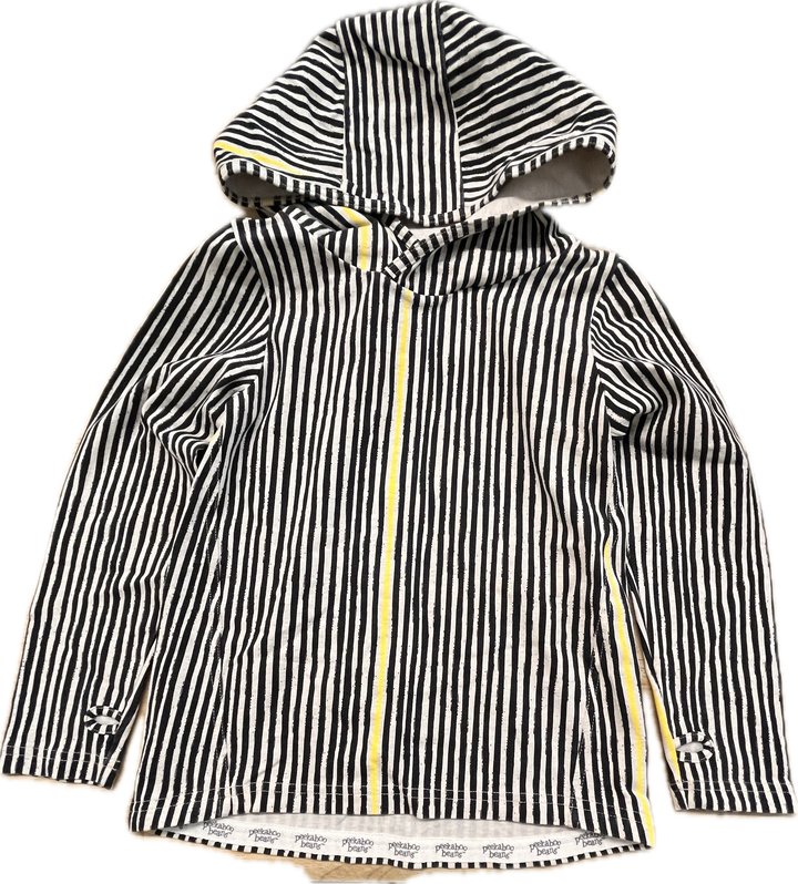 Peekaboo Beans Size 6 Tunic – Black, Brown & Yellow