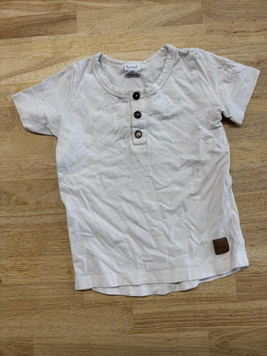 Brook Apparel White Shirt – 2T | Made in Canada - Nest and Sprout - Consignment