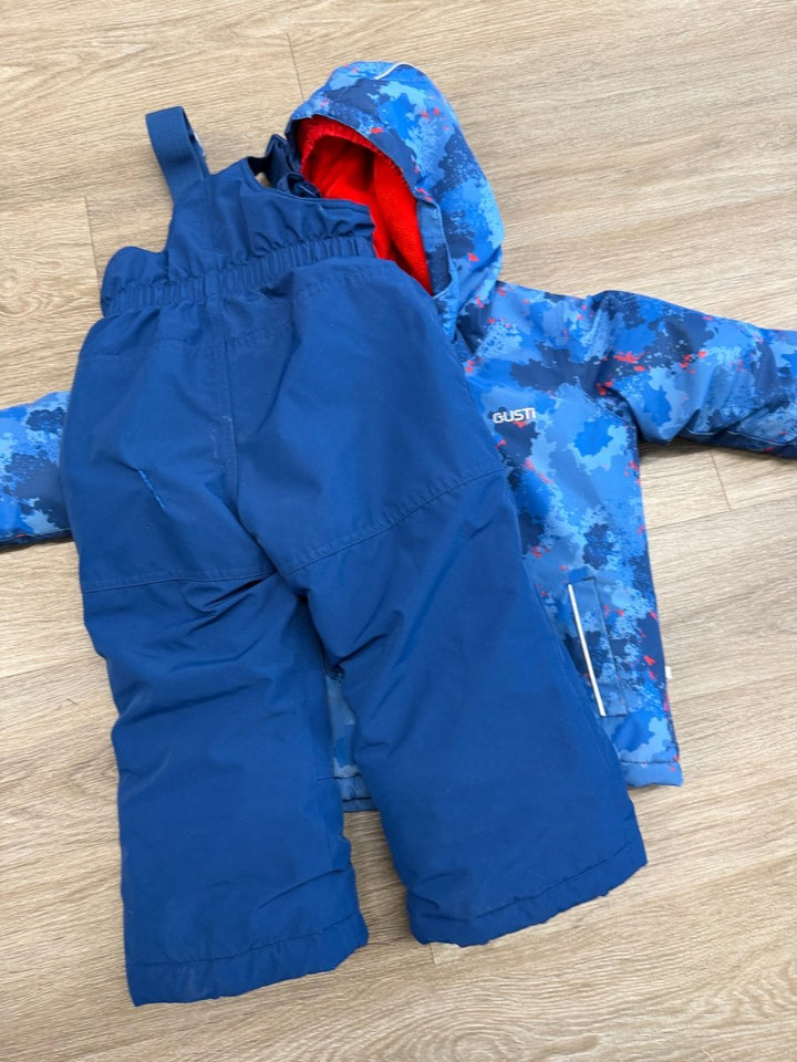 Gusti Snowsuit – 3T | Blue Camo repaired - Nest and Sprout - Consignment