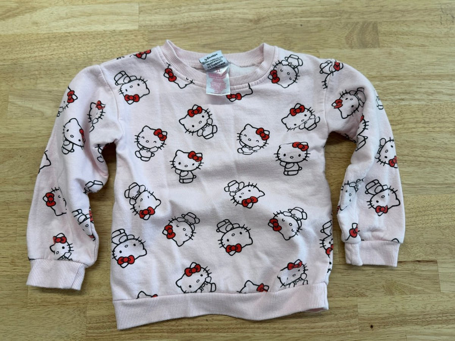Hello Kitty Shirt – 3T | Allover Graphic Pink - Nest and Sprout - Consignment