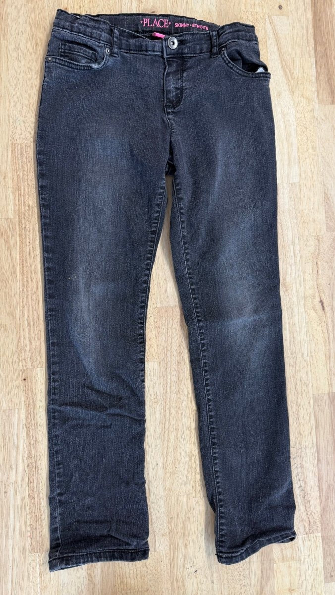 Children's Place Skinny Jeans – Size 12 | Black Grey - Nest and Sprout - Consignment