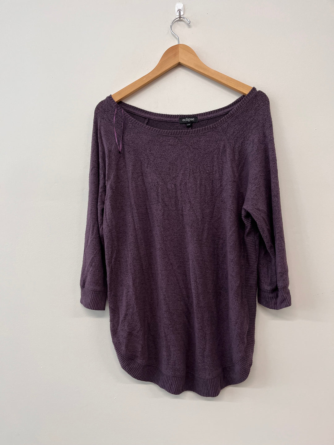 Eclipse Size Large Maternity friendly Shirt (Purple)