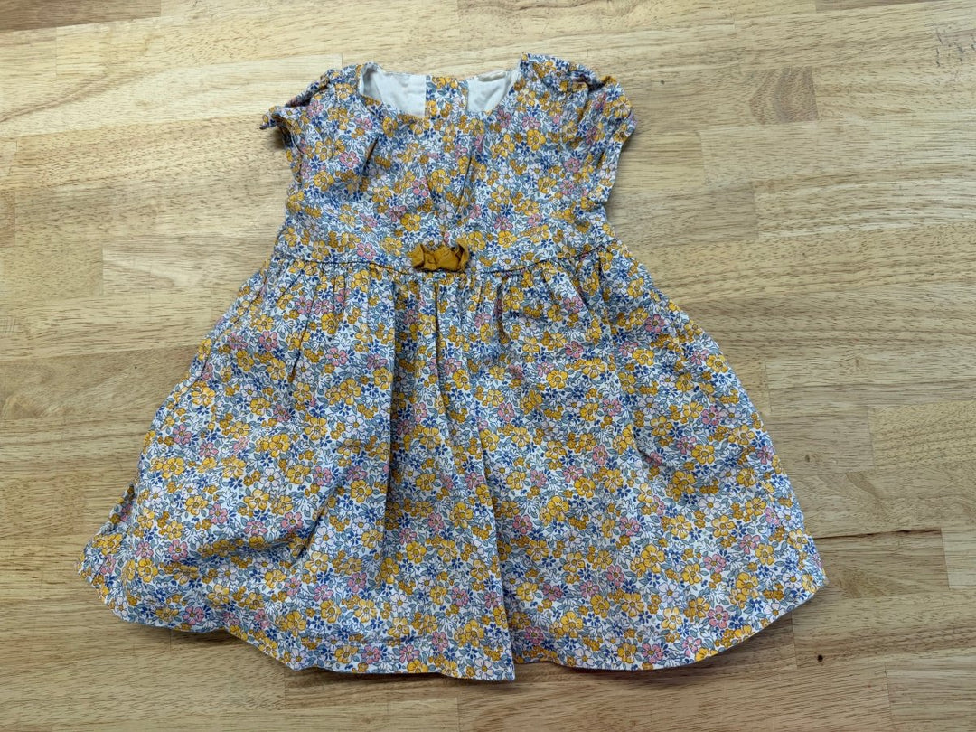 Carter's Floral Dress – 12M | 100% Cotton with Lined Skirt