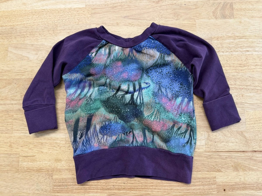 Gro by Zoë Grow With Me Shirt – 1–2Y | Purple - Nest and Sprout - Consignment