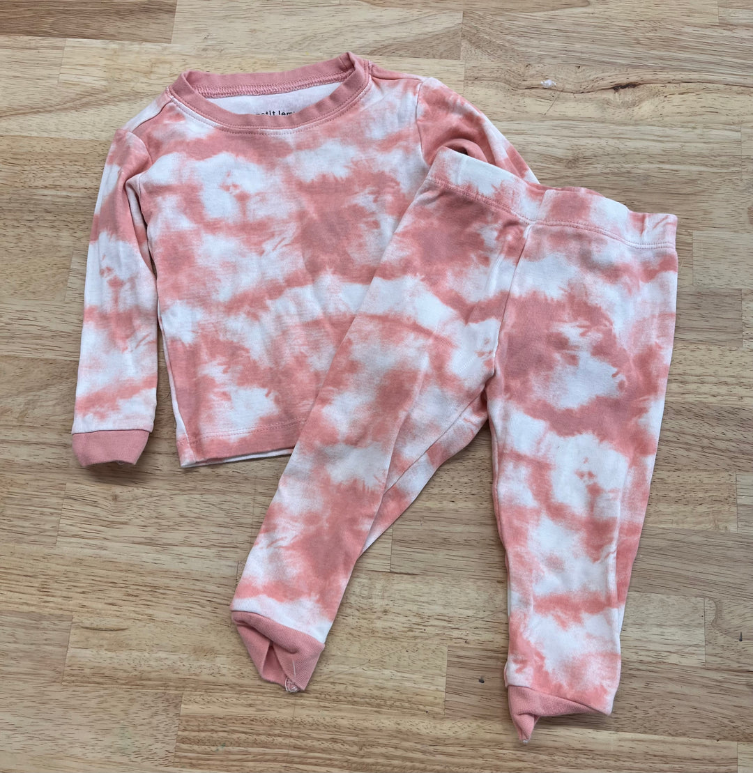 Petit Lem 6M 2-Piece PJ Set - Tie-Dye