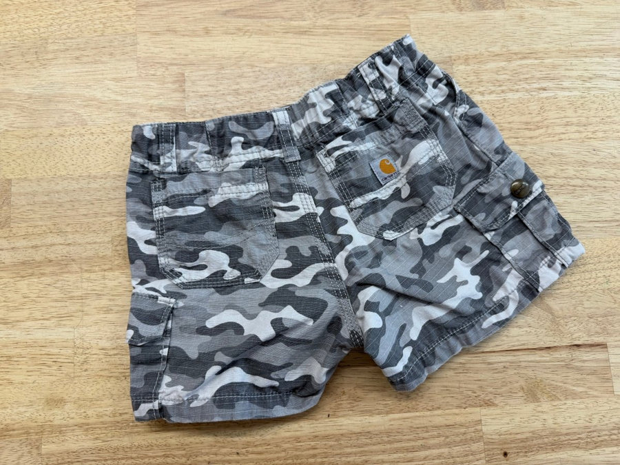 Carhartt Camo Shorts – 5T | Grey Camo Print - Nest and Sprout - Consignment