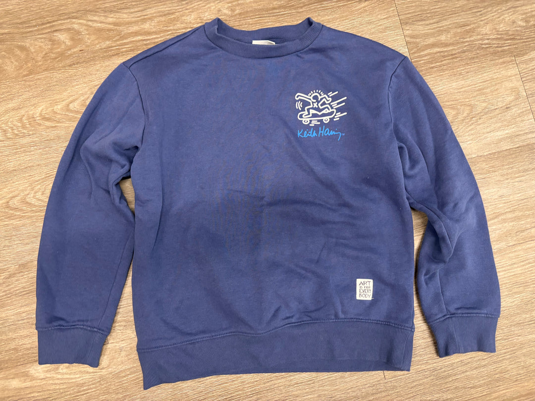 Keith Haring 14/16 Blue Pullover Sweatshirt