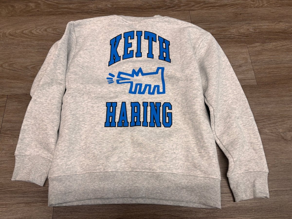 Keith Haring 14/16 Heather Grey Sweatshirt - LIKE NEW - Nest and Sprout - Consignment