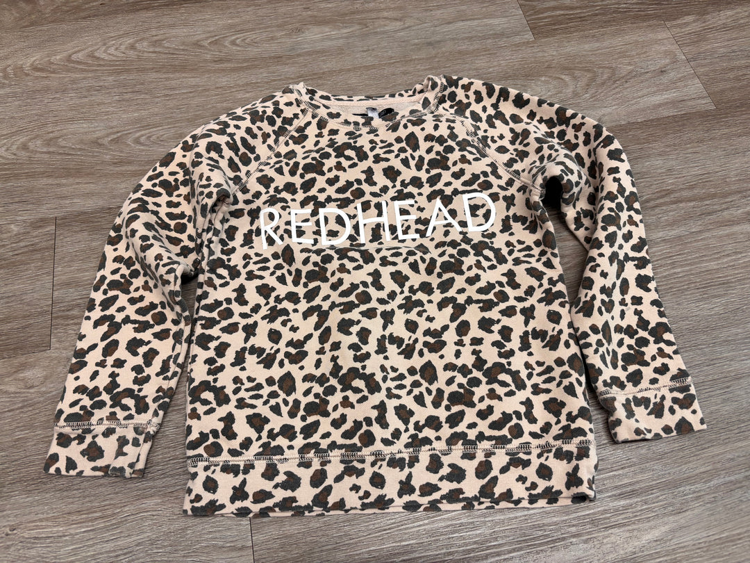 Brunette the Label 6/8Y Leopard Sweatshirt IMPERFECT